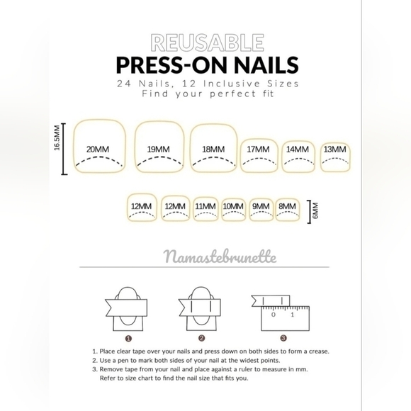 2/$16 3D Bows, Rhinestones, & Pearls Press on Toenails - Picture 11 of 17